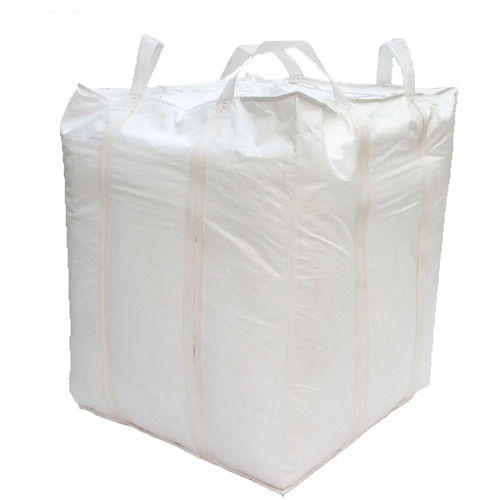 Polypropylene White Plastic Jumbo Bag, Size: 90x90x110 Cm