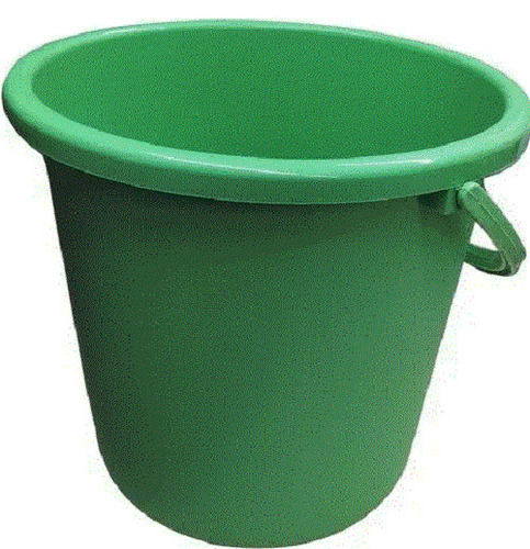 20 Litre Capacity Plain Plastic Bucket With Handle