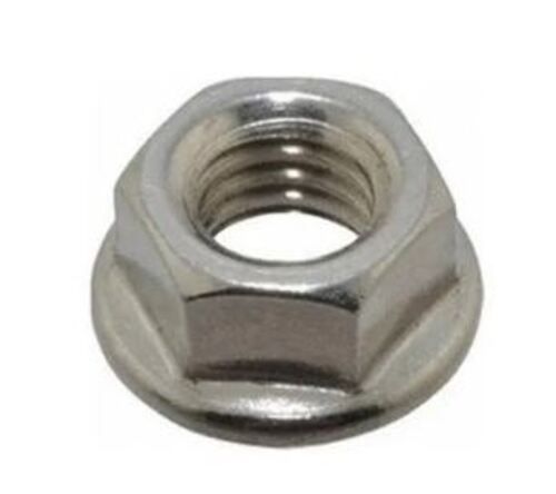 Silver 20 Mm Hexagon Head Galvanized Stainless Steel Flange Nut 