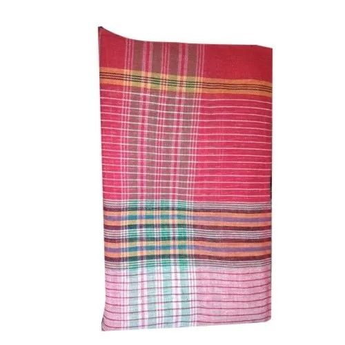 Multicolor 30X70 Inches Washable And Lightweight Checked Cotton Gamcha