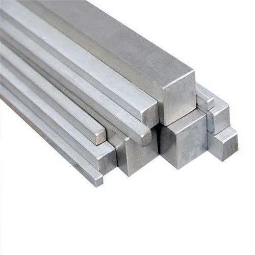 Silver 6 Meter Hot Rolled Galvanized Mild Steel Square Bar For Construction Use 