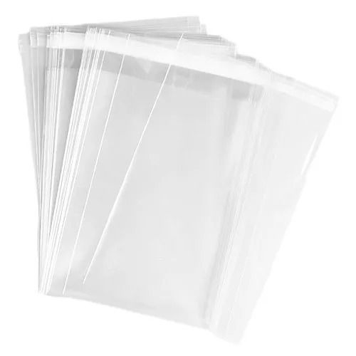 Recyclable 8X12 Inch Glossy Finished Transparent Polypropylene Packing Bag