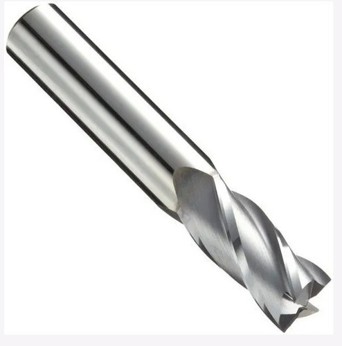 High-Speed Steel End Mill - 250 mm Length, Silver Polished Finish | 99% Cutting Accuracy, Lightweight 150g Design, Ideal for Aluminum and Steel Machining