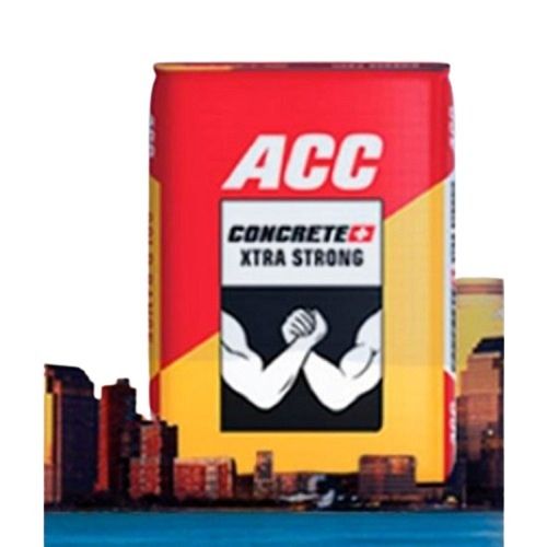 Acc Concrete And Plus Extra Strong Cement Bending Strength: 71.56