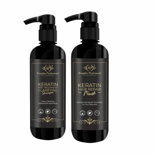 Keratin Pre-Treatment Clarifying Shampoo And Hair Repair Mask