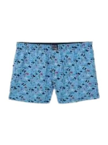 Mens Printed Blue Boxer Briefs 