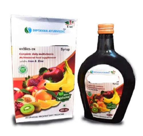 Natural Chemical Free Healthy Fruits Extracted Multivitamin Syrup Medicine Raw Materials