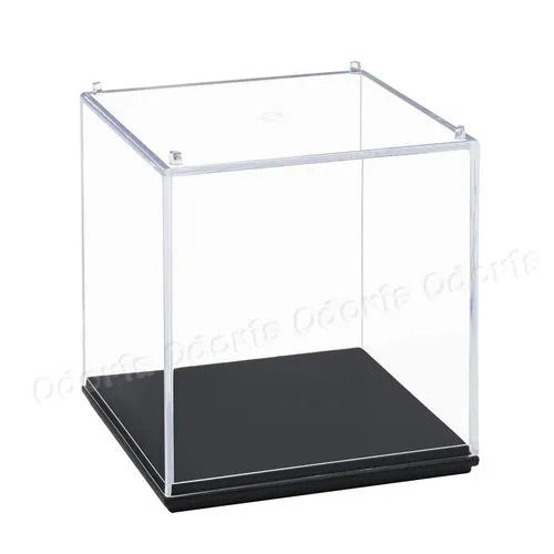 Polished Dust-proof Transparent Cleanable Safe Acrylic And Glass Display Box