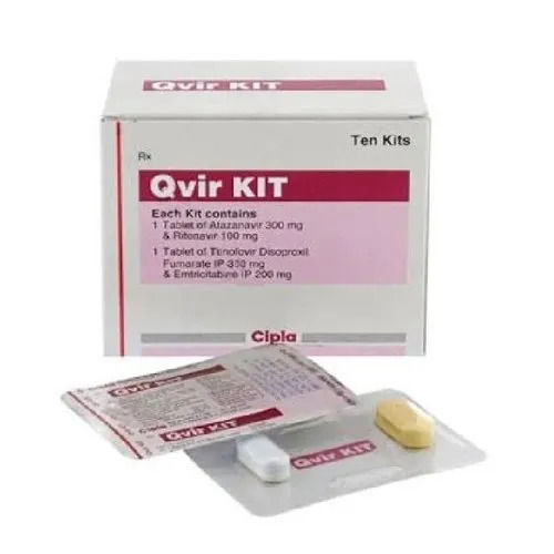 QVIR KI Tablet - Anti-Retroviral Therapy for HIV-1 Infection | Oral Consumption, Store at 15-25ºC, Allopathic Medicine Grade, Dosage as Directed