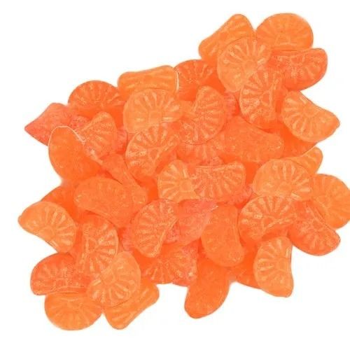Ready To Eat Sour And Sweet Taste Solid Orange Candy