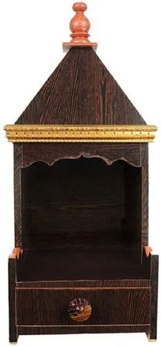 Religious Eco-friendly Durable Easy To Install Floor Mounted Painted Wooden Temple