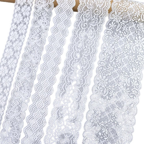 White Polyester Lace at Rs 10/meter in Surat