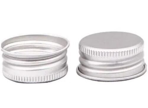 Silver 1 Inches Round Screw Cap Aluminium Bottle Cap 