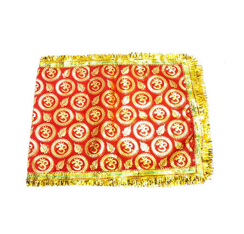 Multicolor 16 Inches Mata Ki Chunari Net Dupatta For Worshiping Use