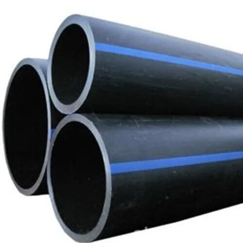 Black 18 Mm Thick Round Hdpe Pipe For Construction Use