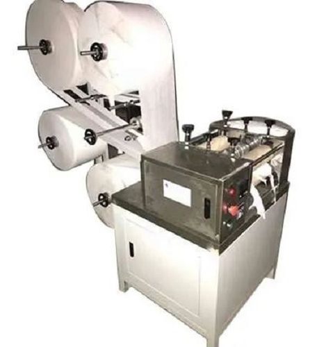 Silver 2000 Watt Power Fully Automatic Sanitary Napkin Making Machine