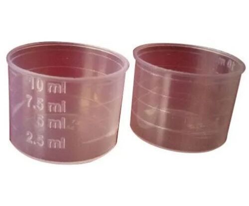 30 Mm Round Pvc Plastic Transparent Measuring Cap  Application: Medical