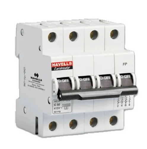 32 AMP Three Phase 4 Pole MCB Switch