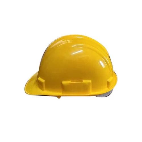 Yellow 37X27X17 Cm Open Face Abs Plastic Fire Safety Helmet