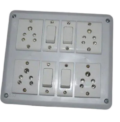 4 Switch and 4 Socket Electrical Switch Board