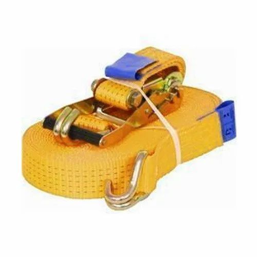 मज़बूत 5 मीटर लंबा और 2 इंच चौड़ा पॉलिएस्टर और स्टील रैचेट लैशिंग बेल्ट