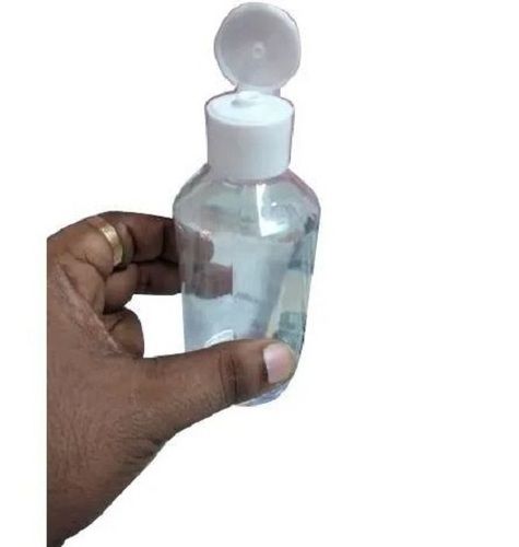 50 Ml Capacity Transparent Pet Hand Sanitizer Bottle
