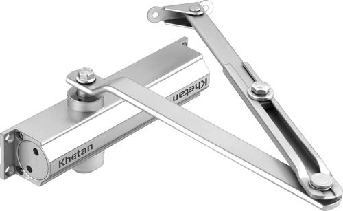 Silver 60-80Kg Weight Capacity Hydraulic Door Closer