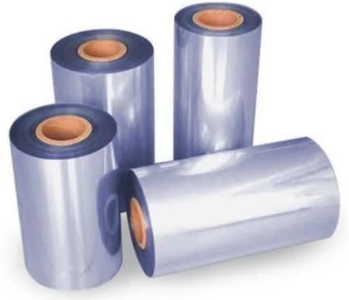 Blue 60 Meter Long 0.5 Mm Thick Transparent Plain Rigid Pvc Film 