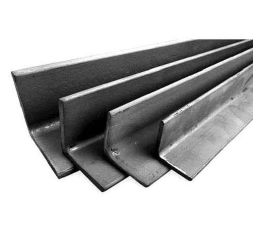 Silver 9 Feet Long Galvanized Mild Steel Angles For Construction Purposes