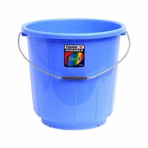 Blue Plain Polypropylene Plastic Bucket For Household