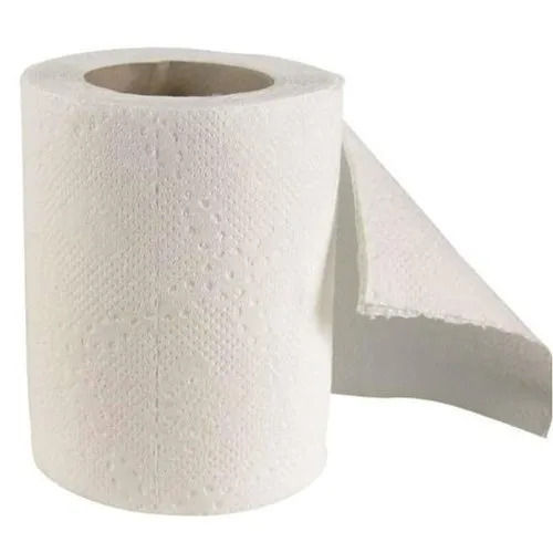 Disposable Lightweight Plain Dual Layer Non Woven Embossed Toilet Paper Roll