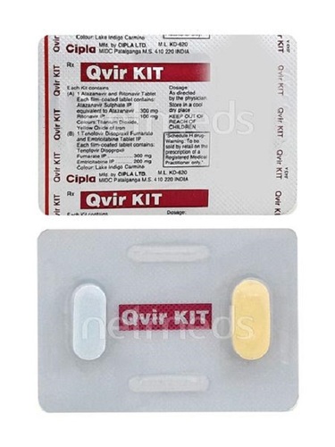 QVIR KI - Anti-Retroviral Tablets for HIV-1 Treatment | Oral Consumption, Medicine Grade, Store at 15-25°C, Expiration in 2 Years