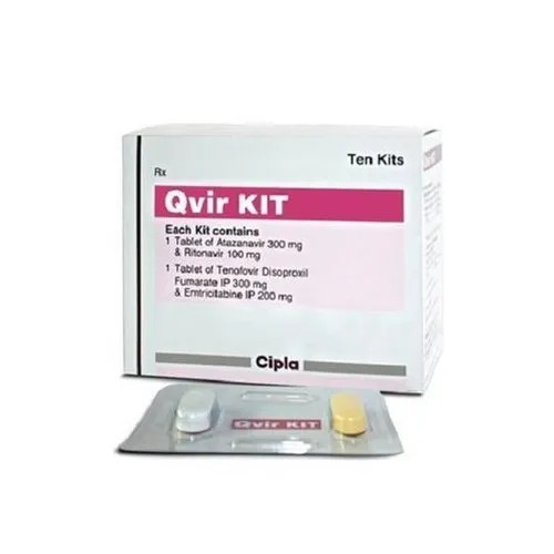 QVIR KI Tablets - Anti-Retroviral Therapy for HIV-1 Treatment | Oral Consumption, Medicine Grade, Store at 15-25 Deg Celsius, Always Follow Dosage Instructions