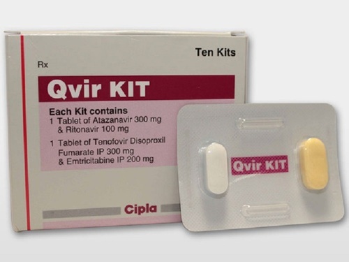 QVIR KI - Oral Tablets for HIV-1 Treatment | Medicine Grade, Allopathic, Dosage Guidelines Followed, Room Temperature Storage