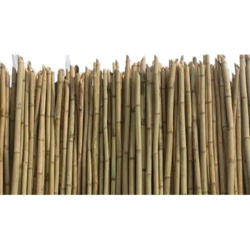 Brown Strong High Flexural Strength Sustainable Bamboo Pole For Construction Use