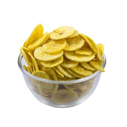 Tasty Hygienically Packed Yellow Banana Chips