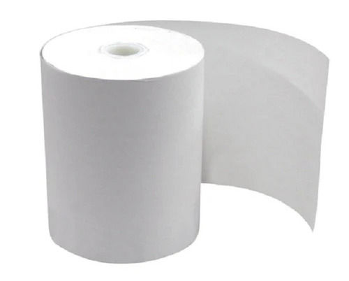 White Thick Lightweight Smooth Plain Heat Sensitive Coated Round Paper Rolls