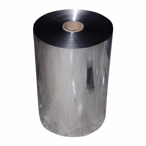 Silver 0.65Mm Thick And 14 Inches Wide Polished Metalized Polypropylene Film