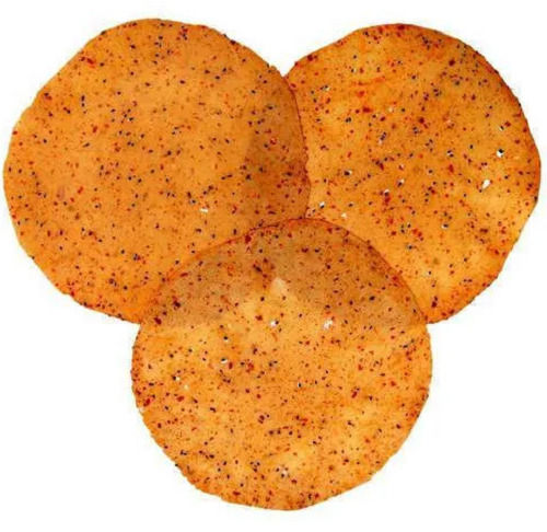 1.6 Gram Protein Round Spicy Crunchy Taste Masala Papad