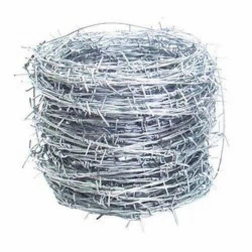 10Mm Thick Rust Resistance Galvanized Iron Barbed Wire Application: Commercial Site