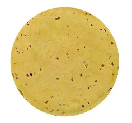 12 Gram Protein Round Shape Salted Dal Papad For Anytime Snack 