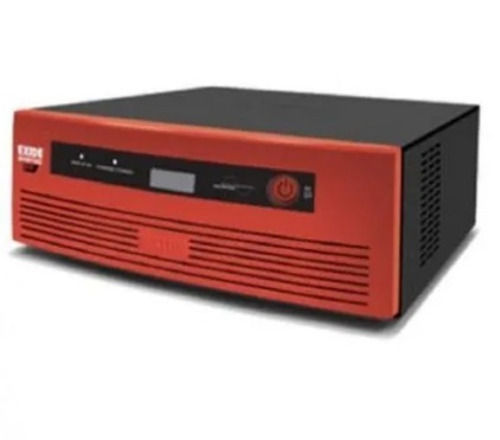 Red And Black 19 Kilograms 24 Volt 50 Hertz Rectangular Plastic Inverter 