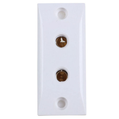 2 Mm Thick 2.5 Inches Polycarbonate Body 2 Pin Sockets Application: Eclectic Fittings