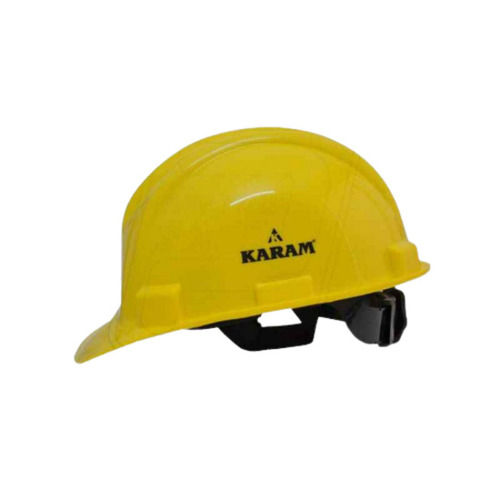 Yellow 250 Gram Full Face Hdpe Plastic Body Industrial Safety Helmet For Construction Use