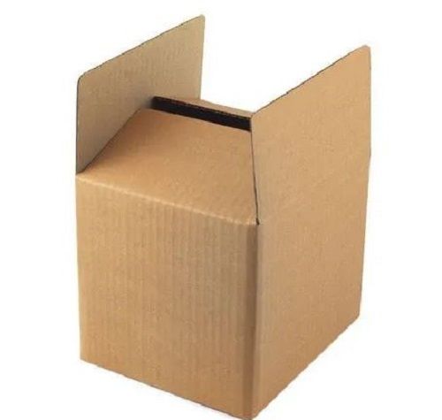 Brown 5 Kg Capacity Rectangular Plain Disposable Small Corrugated Boxes