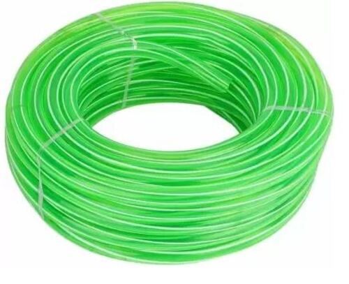 Green 7 Mm Thick Round Seamless Pvc Garden Pipe 