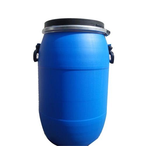 75 Liter Capacity Matte Finished Round Plain Plastic Blue Drum