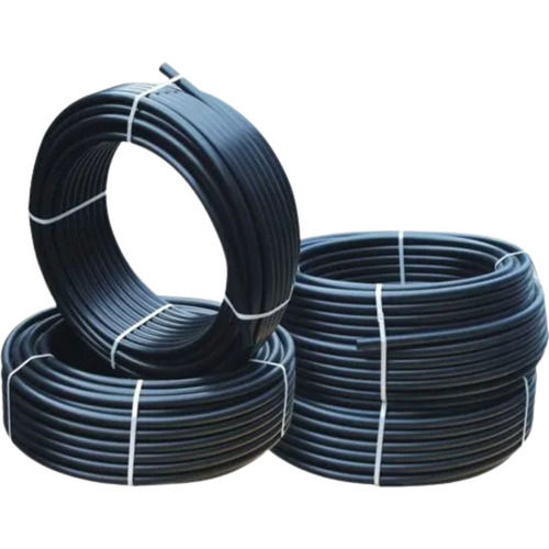 Black 3 Mm Thick Strong Round Rigid Seamless Hdpe Plastic Pipe For Industrial Use