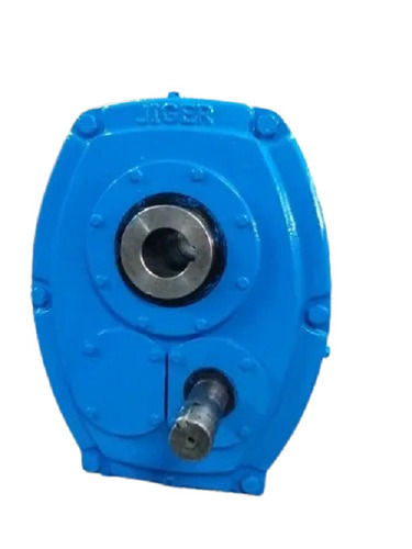 Blue Helical Gear Painted High Efficiency Mild Steel Stone Crusher Gearbox For Industrial Use