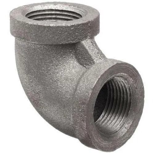 Gray High Strength And Durable Round Galvanized Socket Joint Cold Drawn Cast Iron Elbow